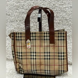Burberry Haymarket Check Tote